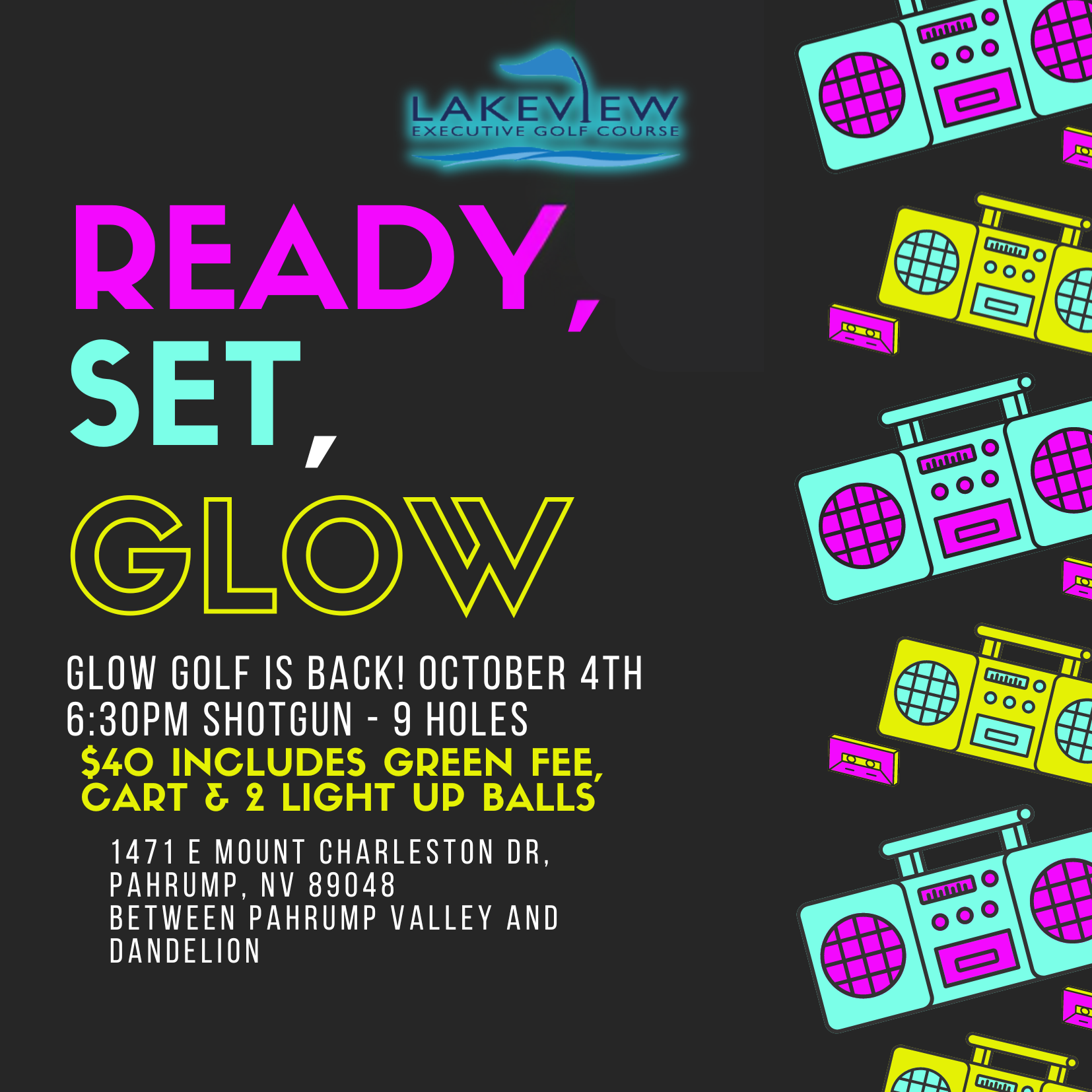 Lakeview Glow Golf